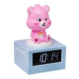Care Bears Paladone Care Pink Cheer Bear digitale wekker met nachtlampje en muziek