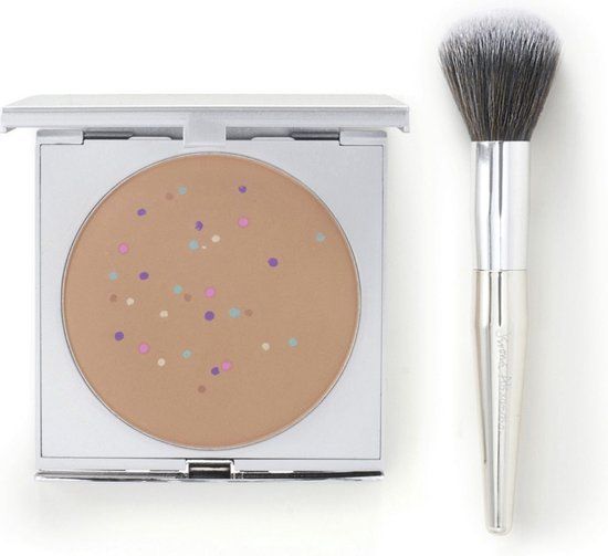 Jerome Alexander Magic Minerals Professional Powder Foundation - Medium - 50ml - Natural Coverage - Includes Powder Brush