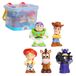 Disney Toy Story Bath Caddy, 6-pieces, 5 Bath Toy Figures