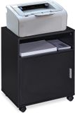 Merkloos Relaxdays bureau kast met 3 vakken en deur - 57 x 48 x 34 cm - zwart