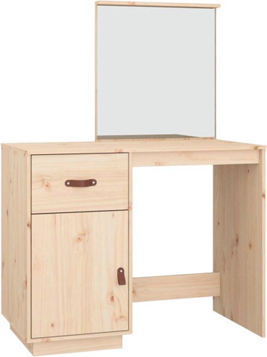 vidaXL Kaptafel 95x50x134 cm massief grenenhout