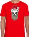 Bellatio Decorations Bad Santa Kerstshirt Rood voor Heren - Maat M