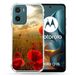 Versterkte Motorola Versterkte hoes voor Motorola G05 / E15 klaproos bloem