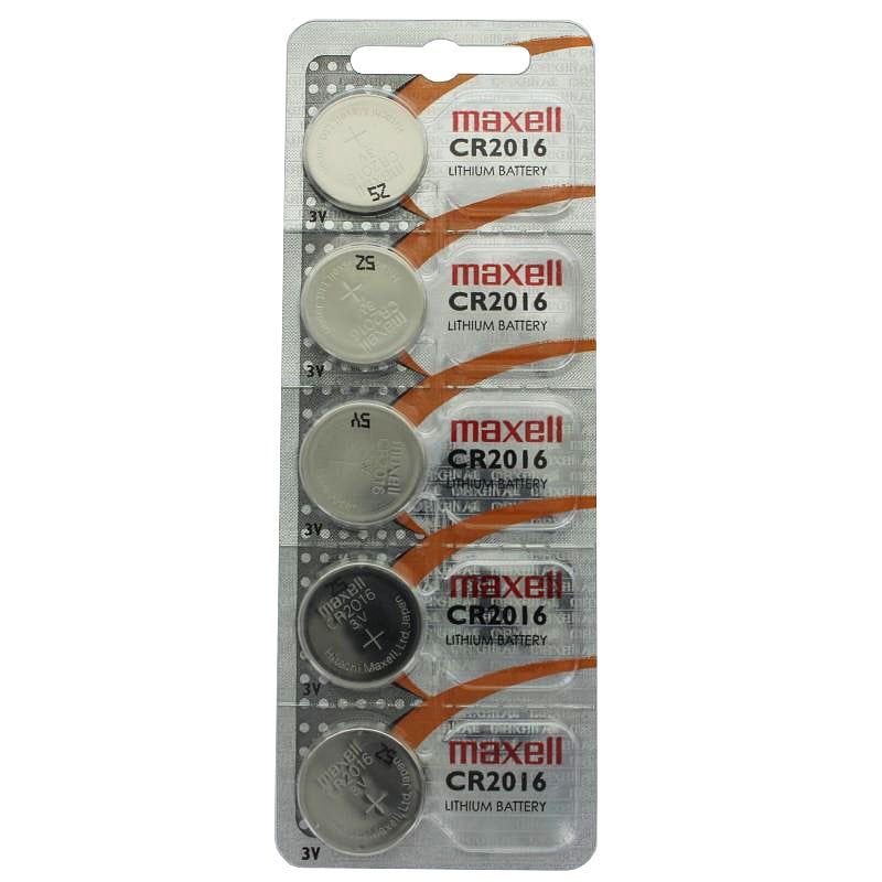 CR2016 lithium knoopcel batterijen - 5 stuks