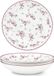 Fanquare set van 4 assiettes à salade en porcelaine rose de 20 cm
