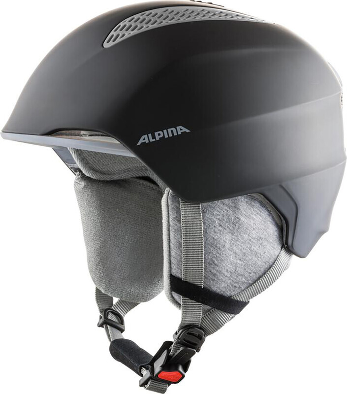 Alpina Unisex – volwassenen GRAND JR skihelm, zwart, 51-54