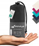 Fit-Flip BGT GmbH & Co. KG Lichtgewicht katoenen slaapzak 220x90cm - Grijs