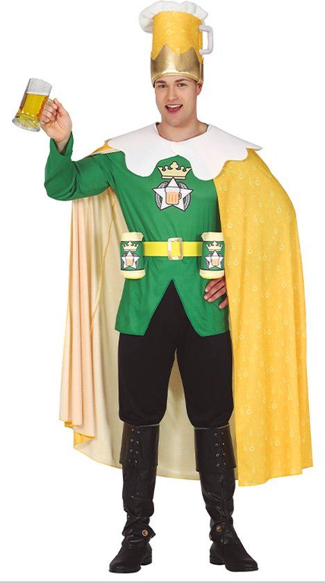 Fiestas Guirca Bier koning kostuum - maat L (52-54)