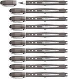 STABILO worker+ colorful rollerball pen, medium tip, black, 10-pack