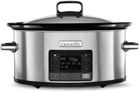 Crock-Pot CSC066X Slow Cooker - 5.6L - Silver