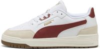 Puma Shuffle Downtown Og Sneakers Unisex Wit/Bordeauxrood/Pumagoud Maat 40