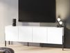 Mobistoxx JUKAMI Meuble tv-hifi 4 portes blanc