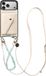 AVY Housse en cuir pour Apple iPhone 17 Pro Max | Avec cordon et porte-cartes | Compatible MagSafe | Étui en cuir avec bracelet et cordon bandoulière et portefeuille | Ensemble cuir Cubiq | Croco Beige
