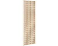 vidaXL Wanddisplaykast - Beige - 30 x 4,5 x 96 cm