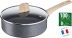 Tefal Natural Force Hapjespan - 24 cm - Grijs - Met Deksel