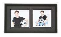 Deknudt Frames S43DK2-P2-13.0X13.0 Zwarte fotolijst voor 3 foto's 43,2 x 26,2 x 3,7 cm