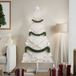 vidaXL - Kerstboom - 150 cm - Massief Grenenhout - Wit