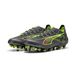 PUMA Ultra 5 Ultimate Ag Audacity - Mat, Verouderd Zilver/geel/door De Zon Getroffen Dames - Kunstgras (Ag), maat 38½