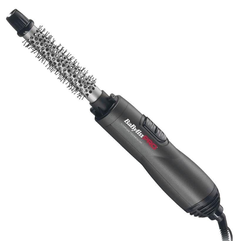 BaByliss BAB2675TTE Heteluchtborstel - Zwart/RVS - 700W