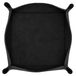 Boîte de rangement/organisateur en cuir, faite à la main, noir