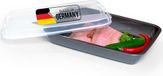 Novaliv Antraciet Premium boîte à charcuterie avec couvercle transparent