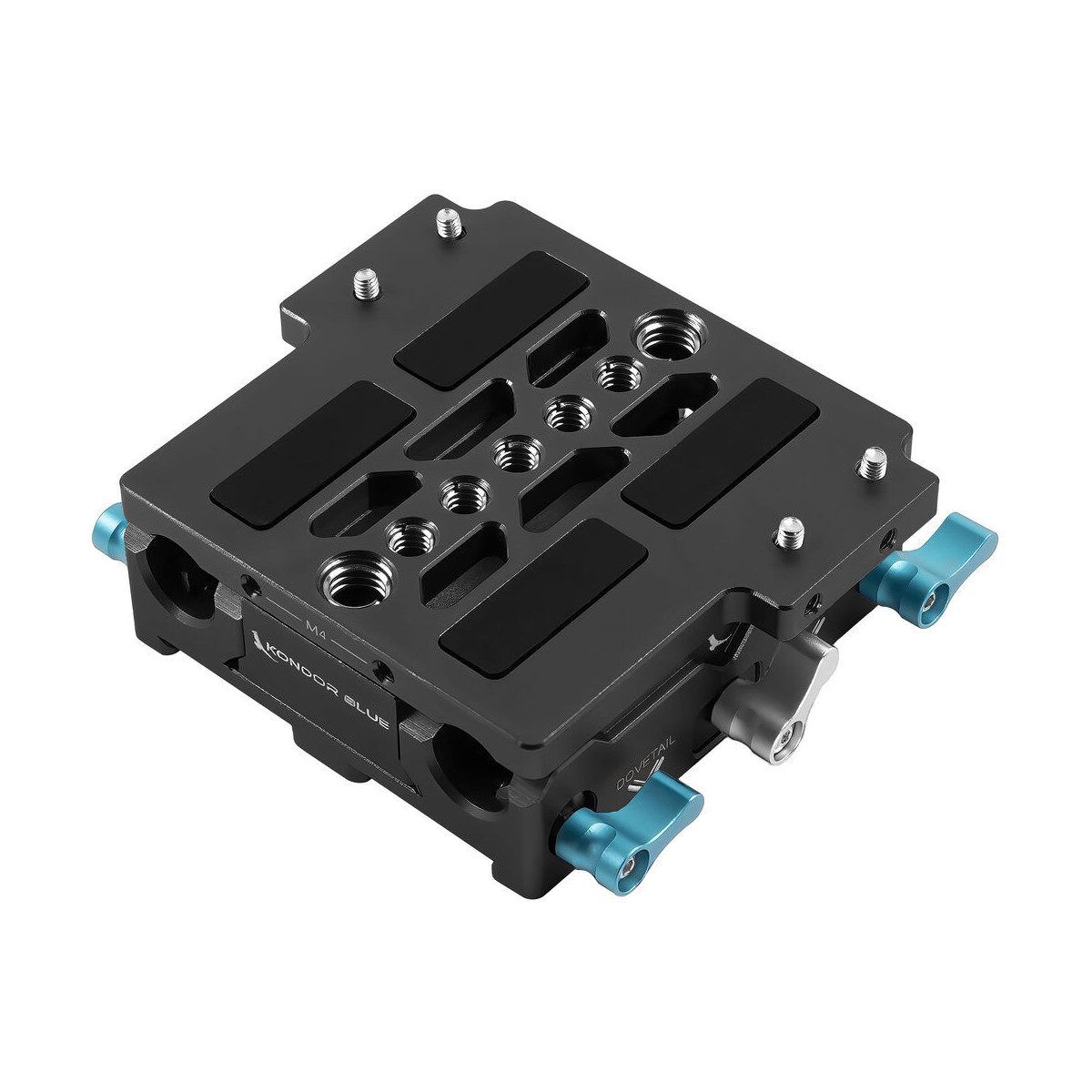 Kondor Blue LWS ARRI Bridge Plate with Riser for ARRI Alexa Mini - Raven Black