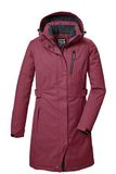 killtec Kow 303 Wmn Prk dames Functionele parka/parka met afritsbare capuchon