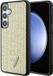 Guess Rhinestones Triangle Logo Back Case for Samsung Galaxy S24 - Gold
