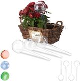 Merkloos 8x waterdruppelaar - watergeefsysteem - plantbewateringssysteem transparant