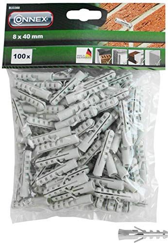 Connex Pluggen Ø 8 mm - 100 stuks - polypropyleen - B33388