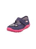 SUPERFIT Huisschoenen 'Bonny' navy / pink / zwart