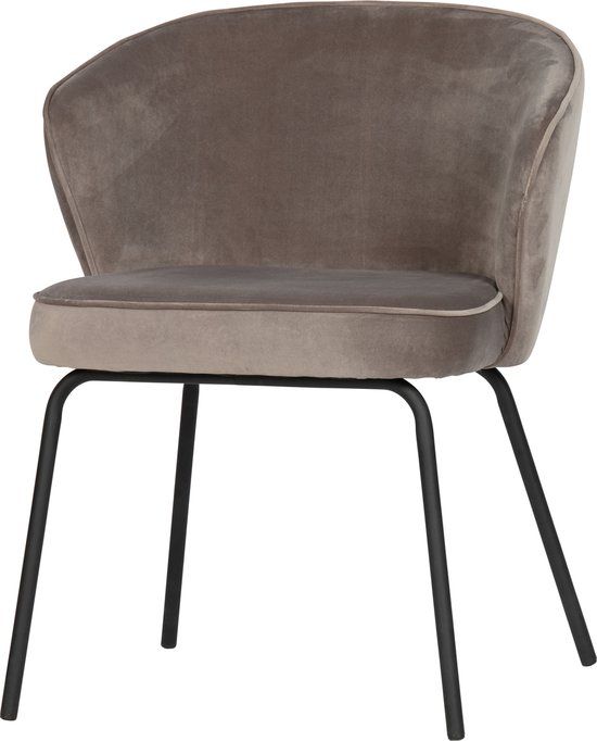 BePureHome Admit Eetkamerstoel - Velvet - Khaki