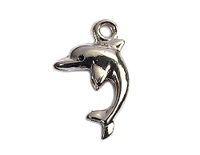INNSPIRO Nice Charms dolfijn metalen hanger 12 x 14 mm, 25 stuks
