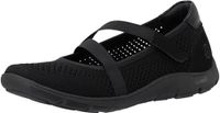 Remonte D3g05 mocassin voor dames, zwart.