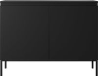 Selsey Bemmi - Dressoir - 100 cm - Zwart met zwarte poten