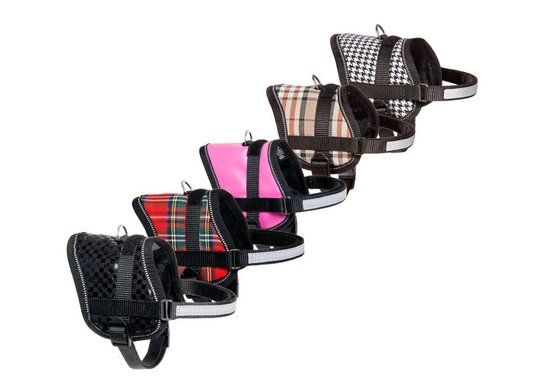 FLAMINGO Teeny weeny harness pepita 15mm x 26-35cm