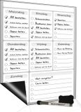 Brute Strength - Magnetisch Weekplanner whiteboard A3