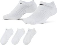 Nike Everyday Cushion No-Show Sokken (3-pack) Wit Unisex Maat 34-38 Katoen
