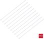 TRU COMPONENTS TC-12814156 Kabelbinder 300 mm 4.8 mm Natuur Met metalen tong, Chemische bestendigheid 100 stuk(s)