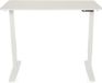 hjh OFFICE Bureau STAND BASIC 120 x 60 réglable en hauteur électriquement blanc