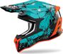 Airoh Strycker Crack Blauw Crosshelm - Helm