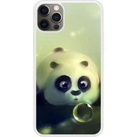 Panda Bedrukt siliconen hoesje compatibel met iPhone 12 Pro