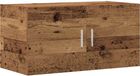 vidaXL Wandkast 80x39x40 cm bewerkt hout oud houtkleurig