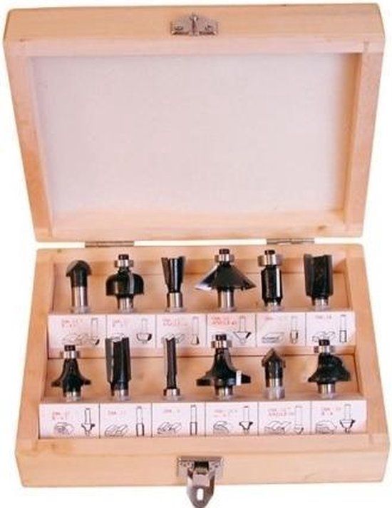 HiKOKI Frezenset 6 mm (12 stuks) - 711016