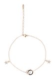 Gaya Leo E-Commerce Ltd. Gaya Anklet Rose Gold White Koper 29 cm