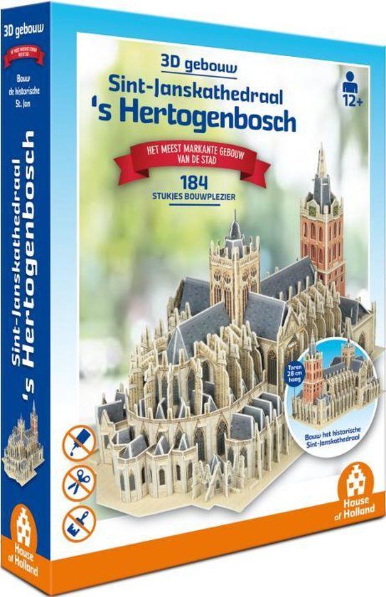 House of Holland 3D Gebouw - Sint-Janskathedraal Den Bosch (184 stukjes)