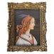 BENERAY Vintage fotolijst, 15 x 180 cm, luxe antieke fotolijsten met glazen voorkant, voor horizontaal of verticaal tafelblad, wandmontage, fotodisplays, cadeau-ideeën, antiek goud