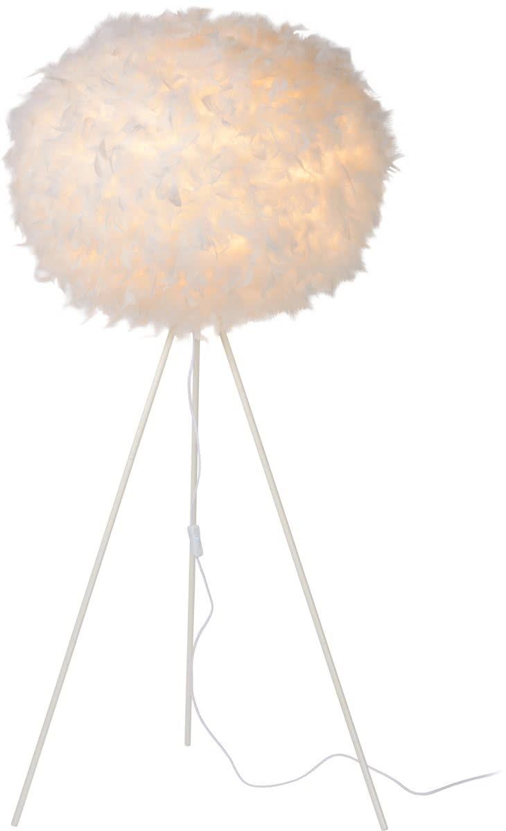 Lucide GOOSY SOFT - Vloerlamp - Ø 50 cm - Wit - EAN: 5411212712721