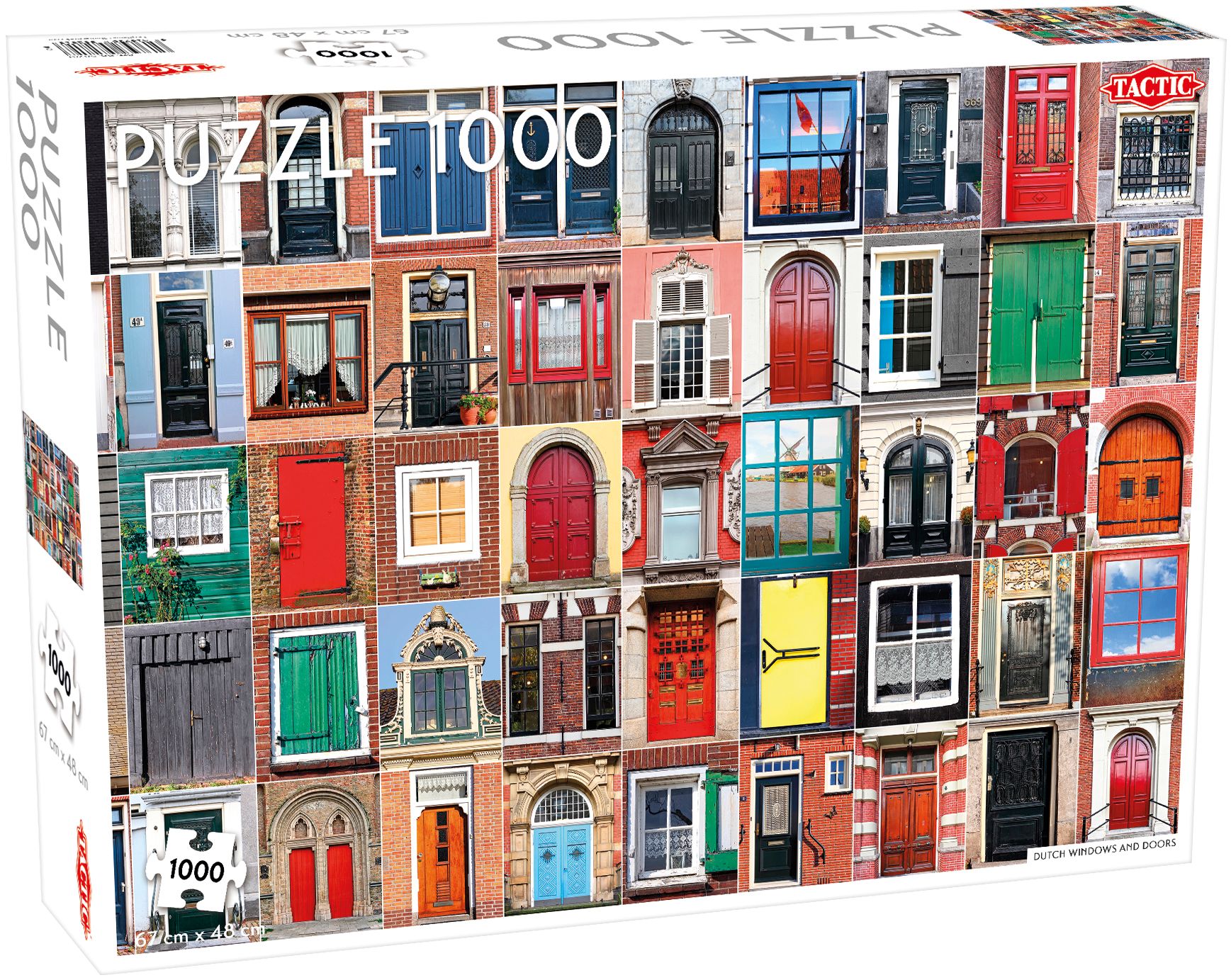 Tactic Dutch Windows and Doors 1000 Stukjes Puzzel - 9+ jaar