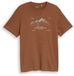 Tom Tailor T-shirt met print - Maat L - brown olive injected stripe